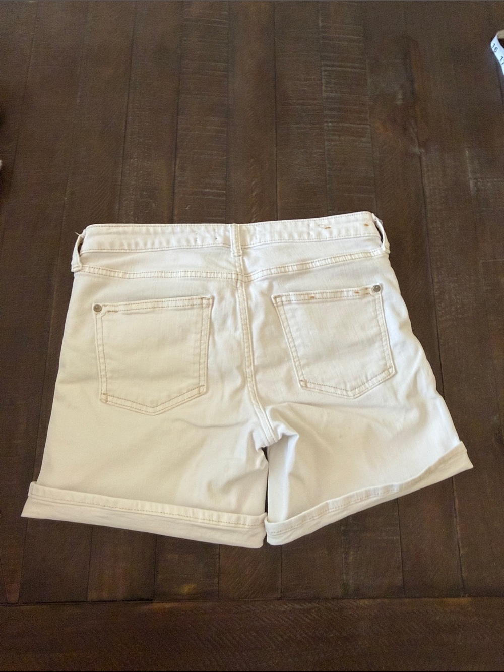 Anthropologie Pilcro and the Letterpress White Denim Shorts - Picture 4 of 11